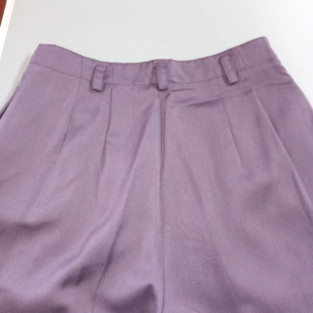 Elegant Purple Women's Trousers - Picture 3 of 11